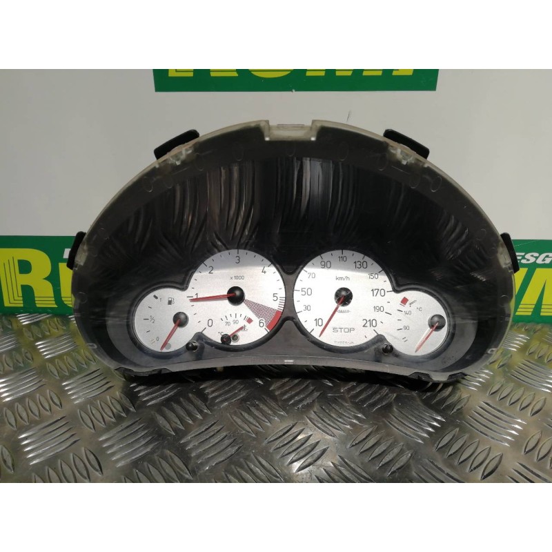 Recambio de cuadro instrumentos para peugeot 206 berlina 2.0 hdi cat referencia OEM IAM 9651740480 VK22F334 6105FA 