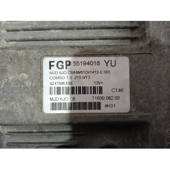 Recambio de centralita motor uce para opel combo (corsa c) familiar referencia OEM IAM 55194018  