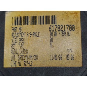 Recambio de cinturon seguridad trasero derecho para mitsubishi asx (ga0w) kaiteki 2wd referencia OEM IAM 617821700  