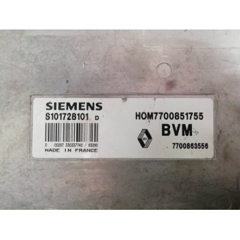 Recambio de centralita motor uce para renault 19 hatchback (b/c53) txe limited referencia OEM IAM 7700851755 S101728101D 