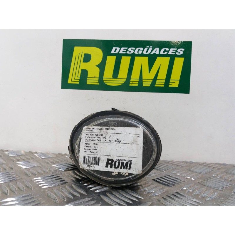 Recambio de faro antiniebla izquierdo para bmw serie 5 touring (e39) 525i highline exclusive referencia OEM IAM 63172228613  