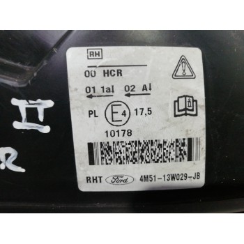 Recambio de faro derecho para ford focus berlina (cap) trend referencia OEM IAM 4M5113W029JB  