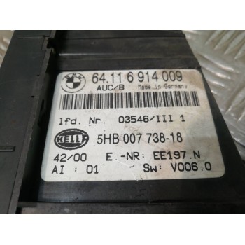 Recambio de mando climatizador para bmw serie 3 berlina (e46) 320d referencia OEM IAM 64116914009 5HB00773818 