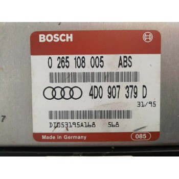 Recambio de centralita abs para audi a4 berlina (b5) 1.9 tdi referencia OEM IAM 0265108005 4D0907379D 4D0907379D 