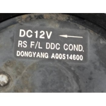 Recambio de electroventilador radiador aire acondicionado para kia carens 2.0 crdi ex monovolumen referencia OEM IAM A00514600  