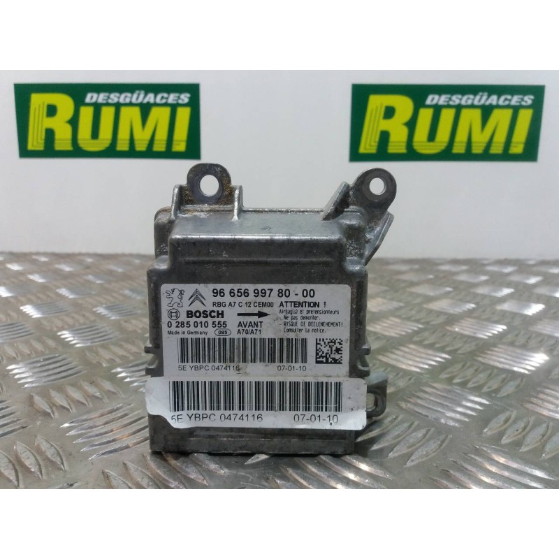 Recambio de centralita airbag para peugeot 207 sw sport referencia OEM IAM 9665699780 0285010555 