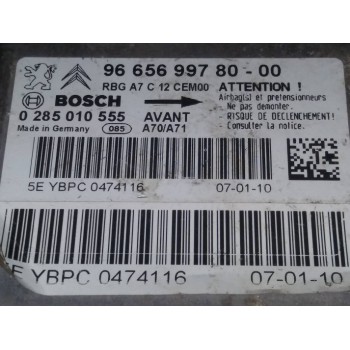 Recambio de centralita airbag para peugeot 207 sw sport referencia OEM IAM 9665699780 0285010555 