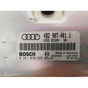 Recambio de centralita motor uce para audi a6 berlina (4b2) 2.5 tdi referencia OEM IAM 4B2907401J 0281010822 