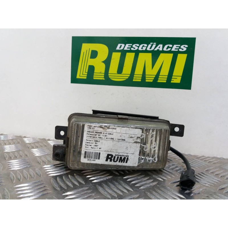 Recambio de faro antiniebla izquierdo para daewoo aranos cd referencia OEM IAM   