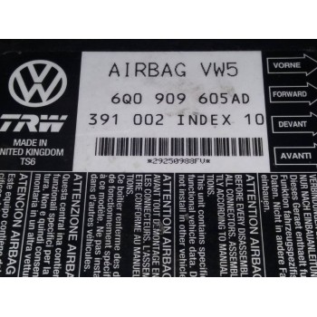 Recambio de centralita airbag para seat ibiza (6l1) fresh referencia OEM IAM 6Q0909605AD  
