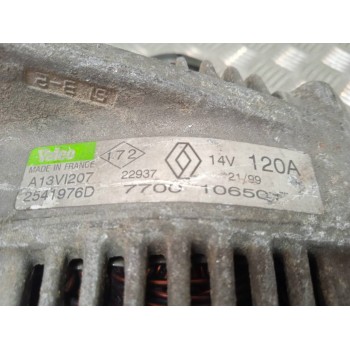 Recambio de alternador para renault laguna (b56) 1.9 dti rxe referencia OEM IAM 7700106501 2541976D A13VI207