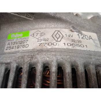 Recambio de alternador para renault laguna (b56) 1.9 dti rt referencia OEM IAM 7700106501 2541976D A13VI207