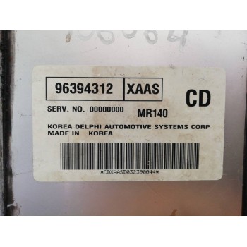 Recambio de centralita motor uce para daewoo kalos 1.4 sport referencia OEM IAM 96394312  