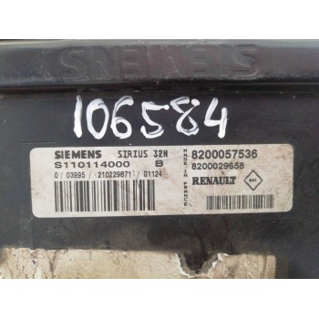 Recambio de centralita motor uce para renault scenic (ja..) 2.0 16v dynamique referencia OEM IAM 8200057536 8200029658 S11011400