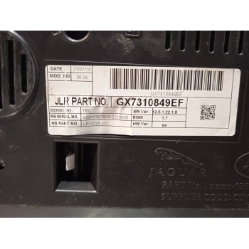 Recambio de cuadro instrumentos para jaguar xe 2.0 diesel cat referencia OEM IAM GX7310849EF LR0035005 