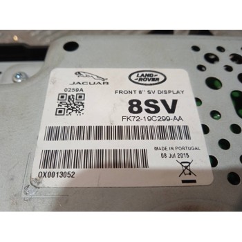 Recambio de pantalla multifuncion para jaguar xe 2.0 diesel cat referencia OEM IAM FK7219C299AA  