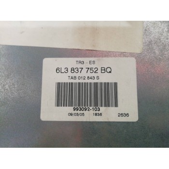 Recambio de elevalunas delantero derecho para seat ibiza (6l1) cool referencia OEM IAM 6L3837752BQ 6Q2959801A 