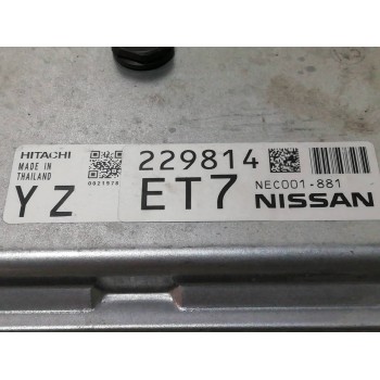 Recambio de centralita motor uce para nissan micra (k13) n-tec referencia OEM IAM NEC0001-881 229814 