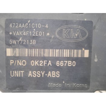 Recambio de abs para kia carnival ii 2.9 cdri ex referencia OEM IAM 2K56T437A0 BH60104700 0K2FA667B0