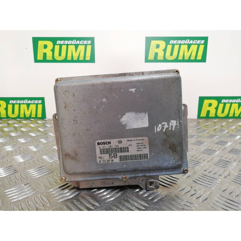 Recambio de centralita motor uce para citroën saxo 1.1 sx referencia OEM IAM 9631528780 0261204788 