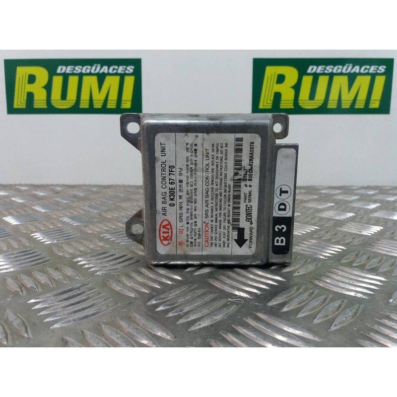 Recambio de centralita airbag para kia rio ls berlina (5-ptas.) referencia OEM IAM 0K30E677F0 0K30E677F0 