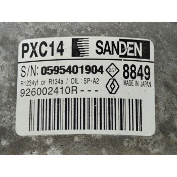 Recambio de compresor aire acondicionado para renault megane iv berlina 5p business referencia OEM IAM 926002410R  