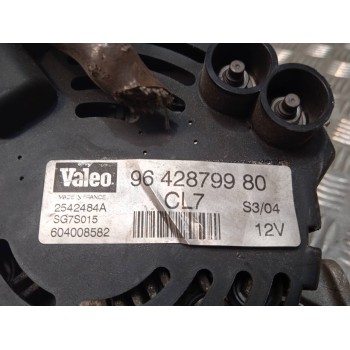 Recambio de alternador para peugeot 206 berlina quicksilver referencia OEM IAM 9642879980 2542484A SG7S015