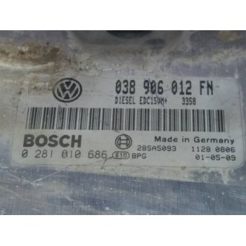 Recambio de centralita motor uce para seat toledo (1m2) signum referencia OEM IAM 0281010686 038906012FN, 28SA5093 