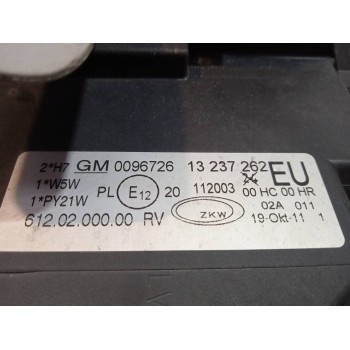 Recambio de faro derecho para opel corsa c enjoy referencia OEM IAM 0096726 13237262 