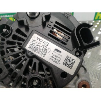 Recambio de alternador para volkswagen golf vii lim. advance bluemotion referencia OEM IAM 03L903023J TG12C113 2611875D