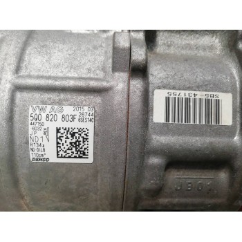 Recambio de compresor aire acondicionado para volkswagen golf vii lim. advance bluemotion referencia OEM IAM 5Q0820803F 6SES14C 
