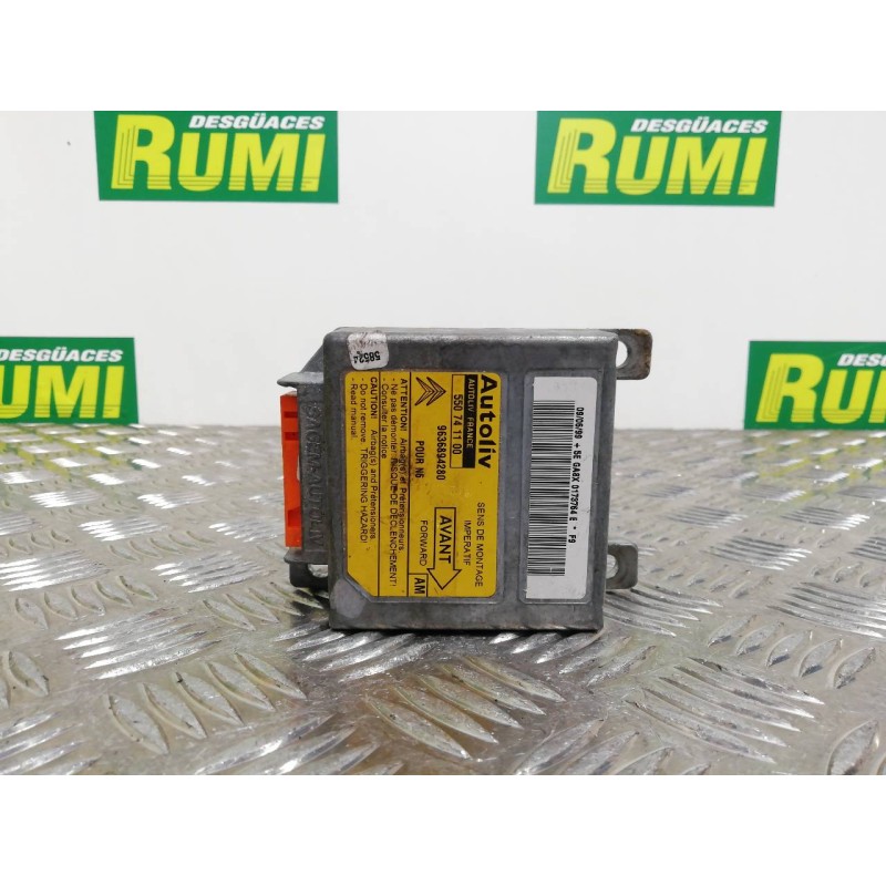Recambio de centralita airbag para citroën xsara berlina 1.9 d sx referencia OEM IAM 9636894280 550741100 