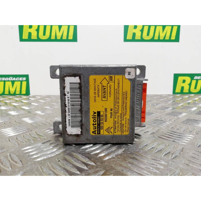 Recambio de centralita airbag para citroën xsara berlina 1.9 d sx referencia OEM IAM 9633621380 550535300 