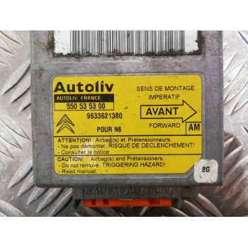 Recambio de centralita airbag para citroën xsara berlina 1.9 d sx referencia OEM IAM 9633621380 550535300 