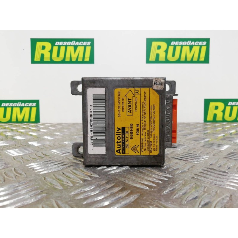 Recambio de centralita airbag para citroën xsara berlina 1.9 d sx referencia OEM IAM 9636894280 550741100 