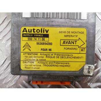 Recambio de centralita airbag para citroën xsara berlina 1.9 d sx referencia OEM IAM 9636894280 550741100 