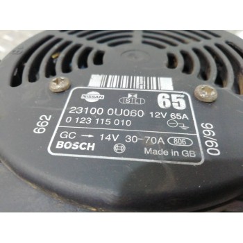 Recambio de alternador para nissan micra (k11) básico (k11) referencia OEM IAM 231000U060 0123115010 