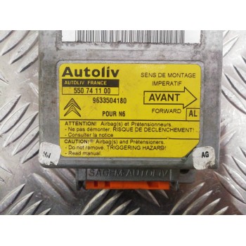 Recambio de centralita airbag para citroën xsara berlina 1.4 satisfaction referencia OEM IAM 9633504180 550741100 