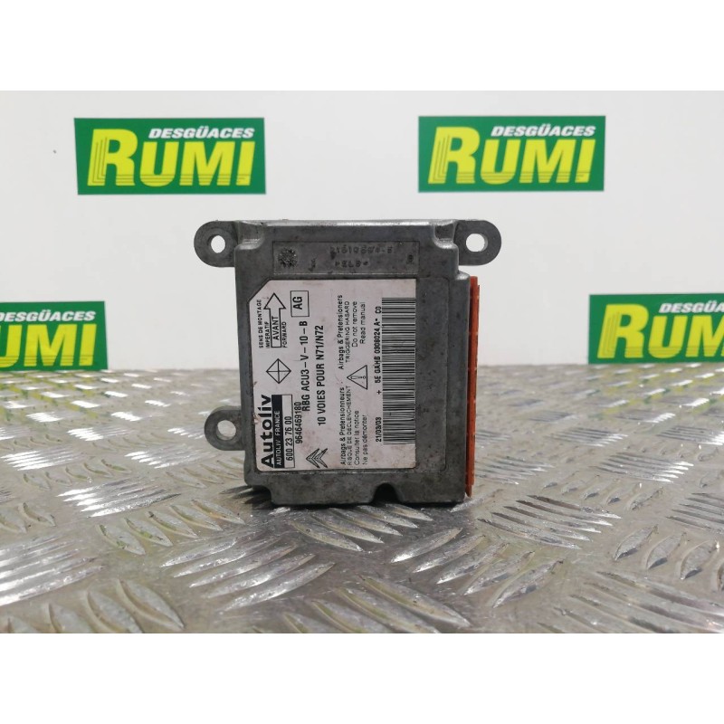 Recambio de centralita airbag para citroën xsara berlina 2.0 hdi 66kw premier referencia OEM IAM 9646469180 600237600 