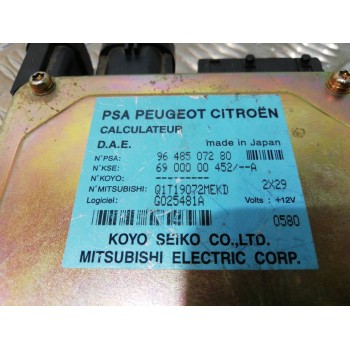 Recambio de centralita check control para citroën c3 hdi 90 sx referencia OEM IAM 9648507280 6900000452A Q1T19072MEKD , Q1T19072