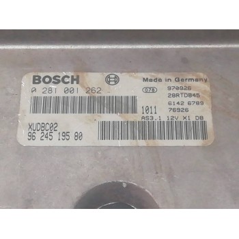 Recambio de centralita motor uce para citroën xantia berlina 1.9 d x referencia OEM IAM 0281001262 9624519519580 