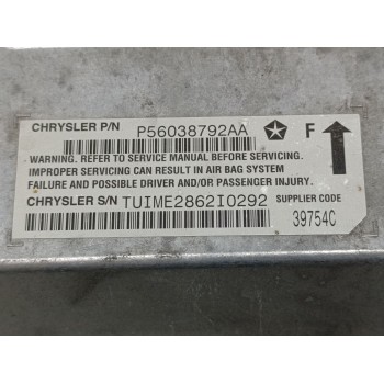 Recambio de centralita airbag para jeep gr.cherokee (wj/wg) 2.7 crd limited referencia OEM IAM P56038792AA  