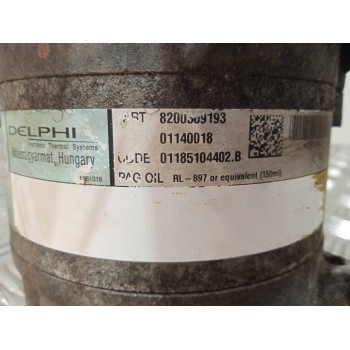 Recambio de compresor aire acondicionado para nissan primera berlina (p12) acenta referencia OEM IAM 8200309193 01140018 