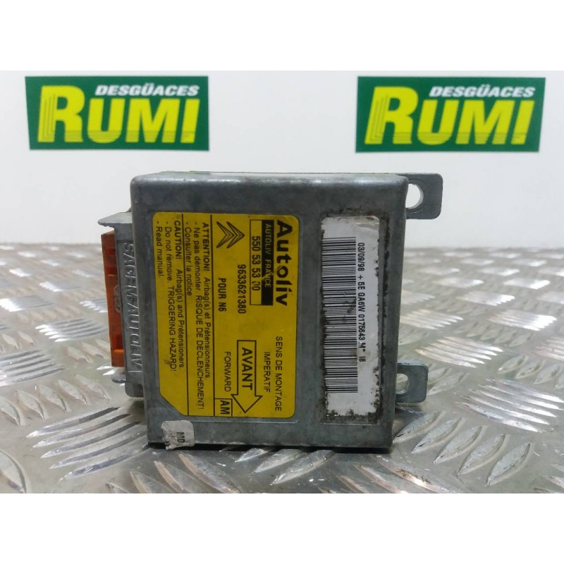 Recambio de centralita airbag para citroën xsara berlina 1.6i 16v exclusive referencia OEM IAM 9633621380 550535300 