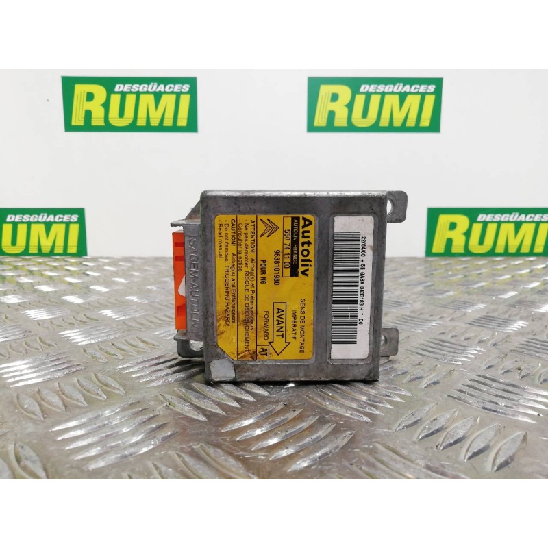 Recambio de centralita airbag para citroën xsara berlina 1.9 d sx referencia OEM IAM 9638101980 550741100 
