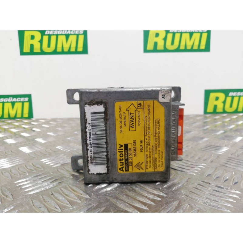 Recambio de centralita airbag para citroën xsara berlina 1.9 td exclusive referencia OEM IAM 9633621380 550535300 