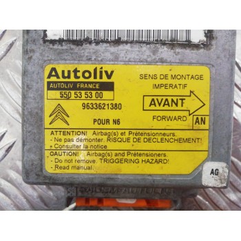 Recambio de centralita airbag para citroën xsara berlina 1.9 td exclusive referencia OEM IAM 9633621380 550535300 