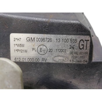 Recambio de faro izquierdo para opel corsa c referencia OEM IAM 0096726  