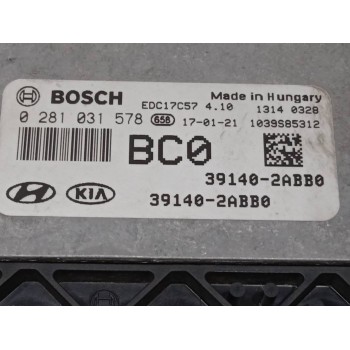 Recambio de centralita motor uce para hyundai tucson 1.7 crdi cat referencia OEM IAM 0281031578  
