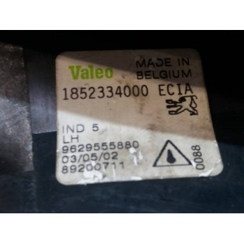 Recambio de faro antiniebla izquierdo para peugeot 607 (s1) pack referencia OEM IAM 1852334000  
